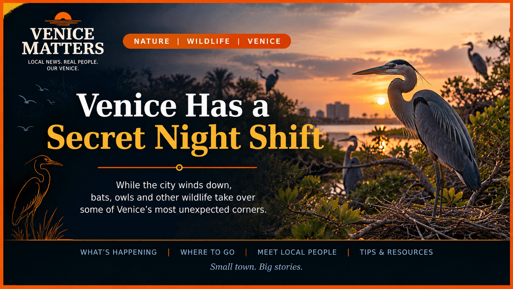 VENICE HAS A SECRET NIGHT SHIFT