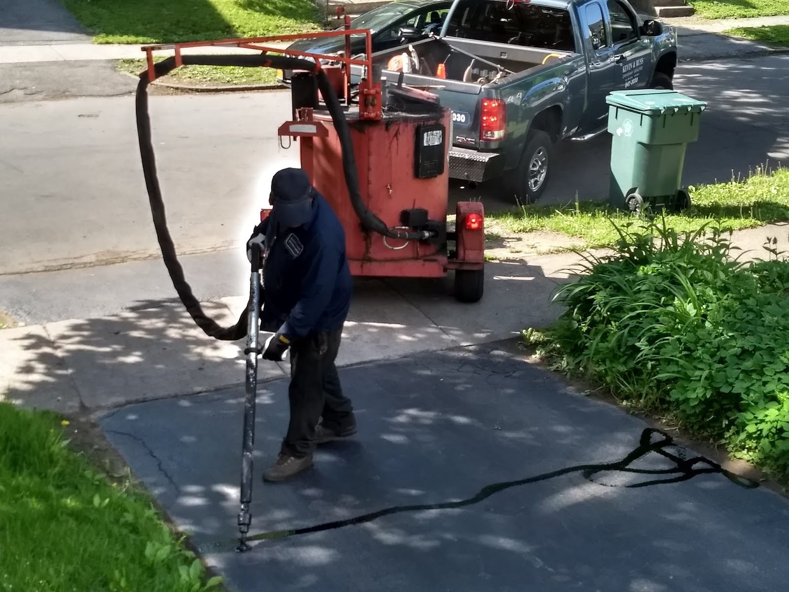 Kevin & Russ Driveway Sealing
