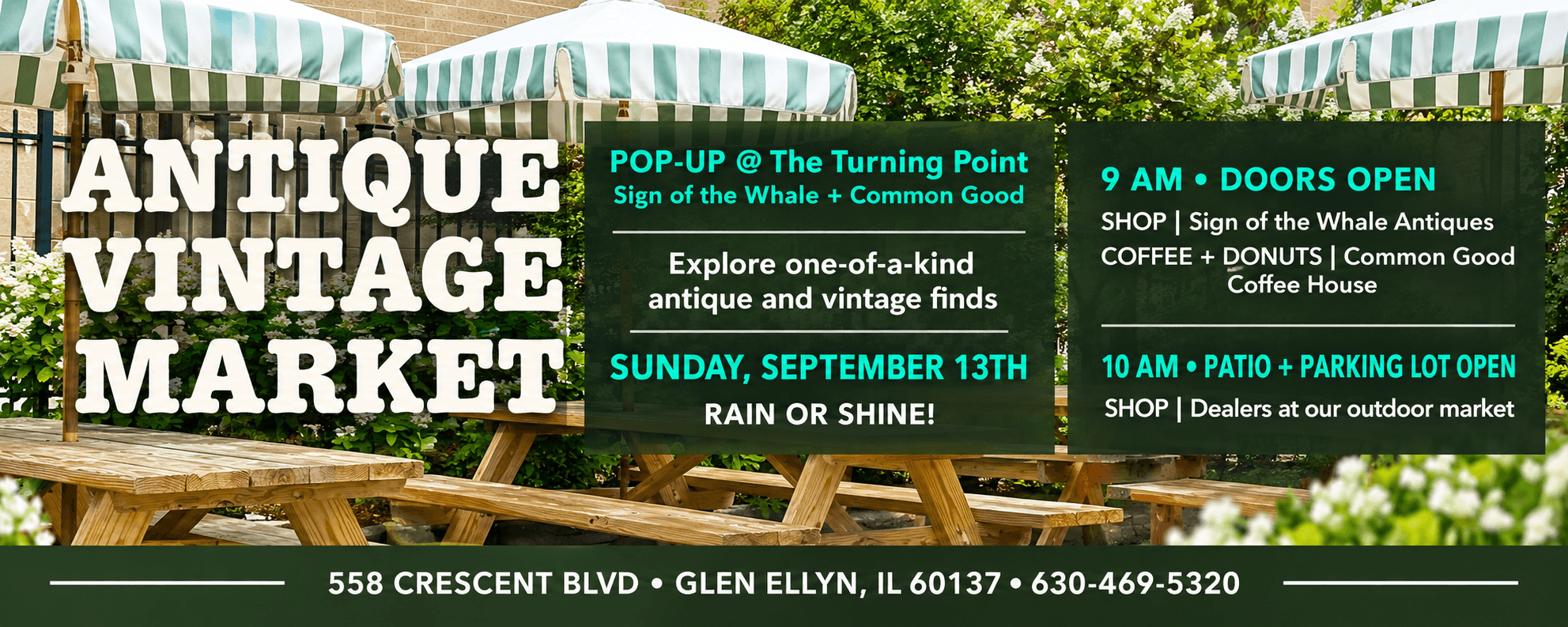 Antique & Vintage Pop-Up at Sign of the Whale Sunday