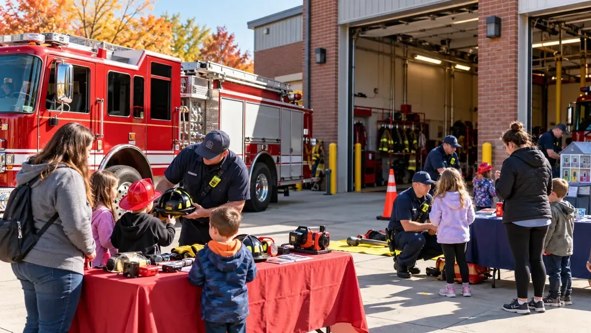 Battle Creek Fire Open House Invites Families Inside Station 1