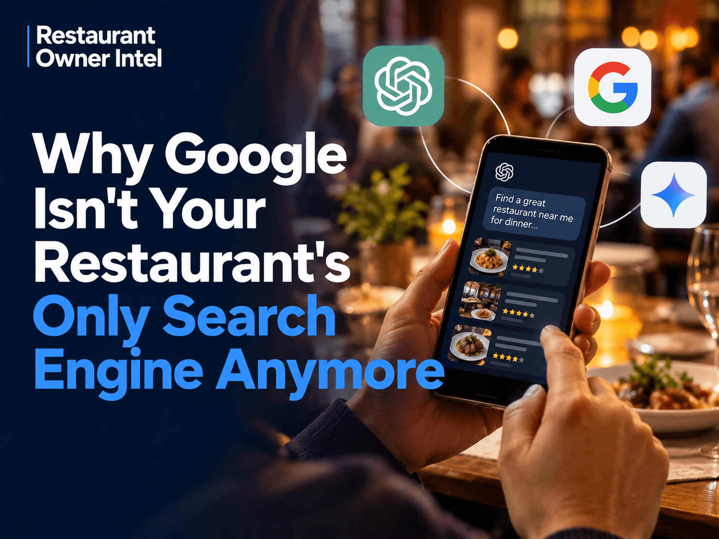 Why Google Isn't Your Restaurant's Only Search Engine Anymore
