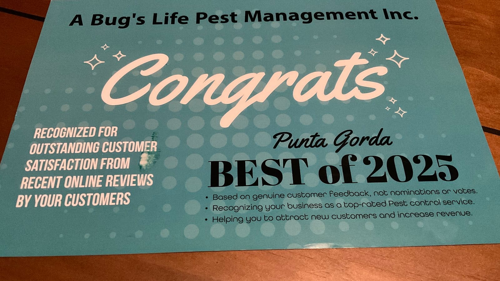 A Bug's Life Pest Management Inc.