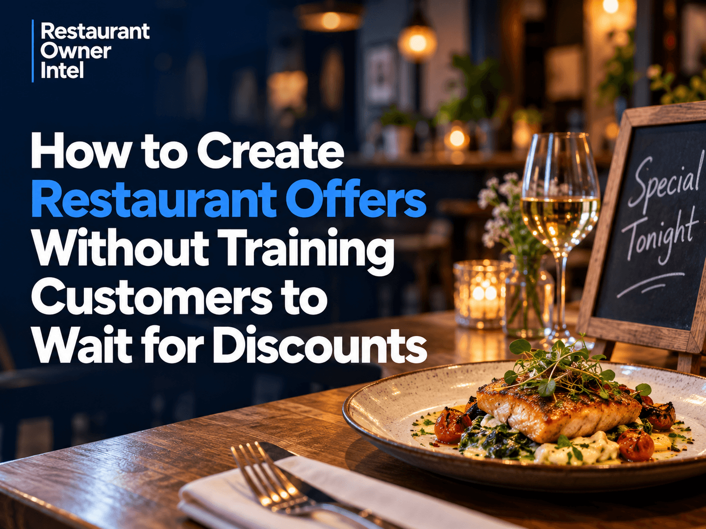 How to Create Restaurant Offers Without Training Customers to Wait for Discounts