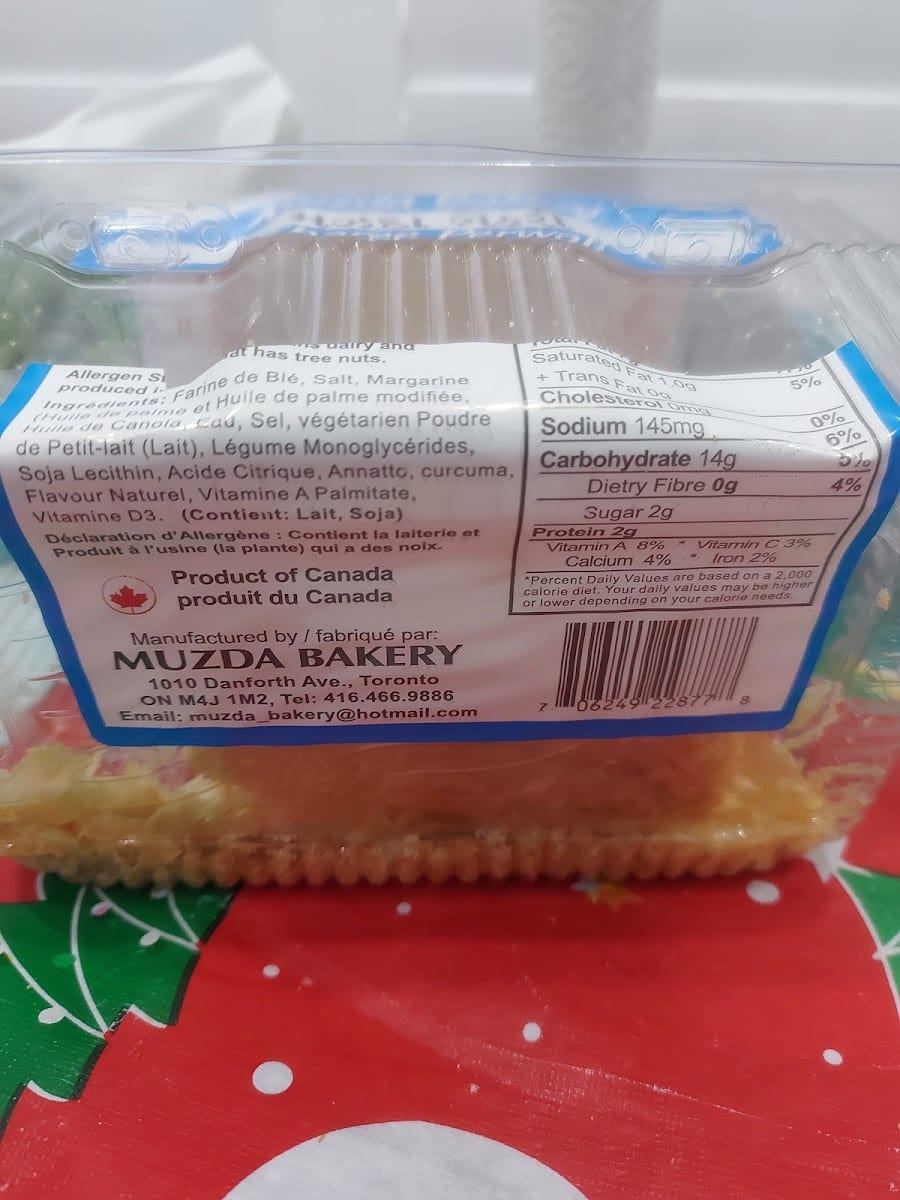 Muzda Bakery Inc