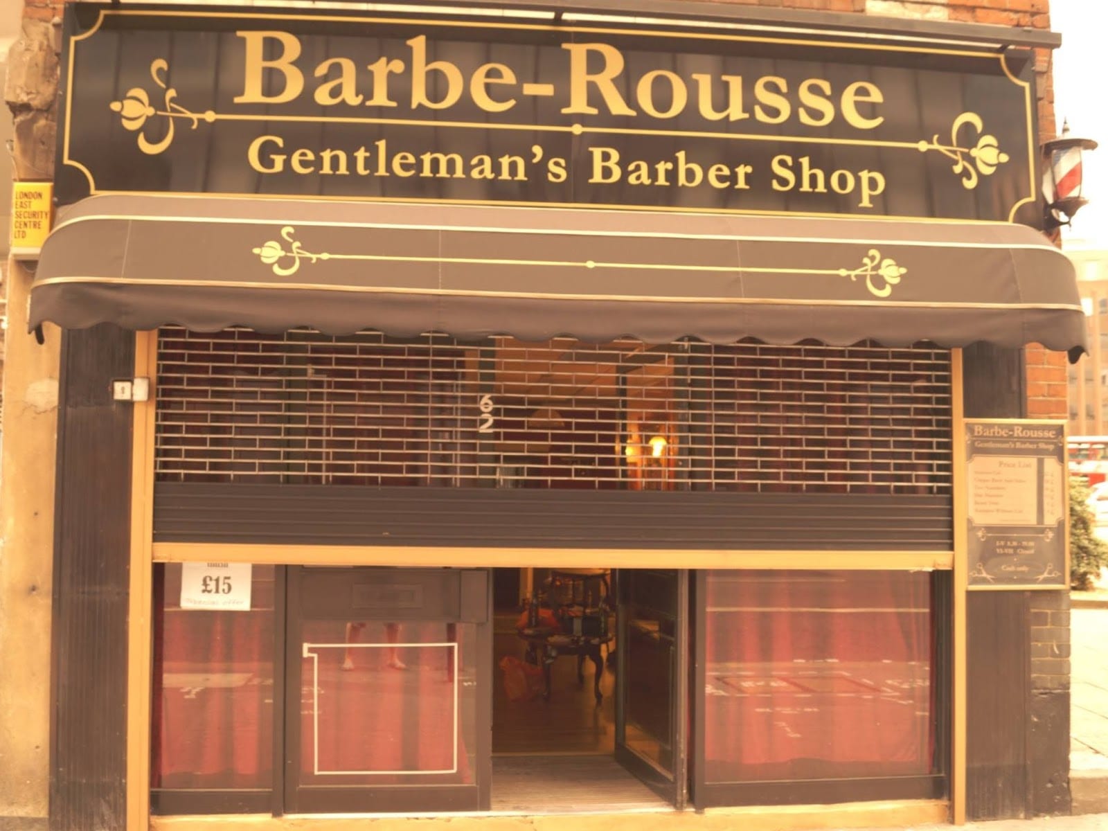 ALDGATE BARBERS "Barbe-Rousse", photo 3