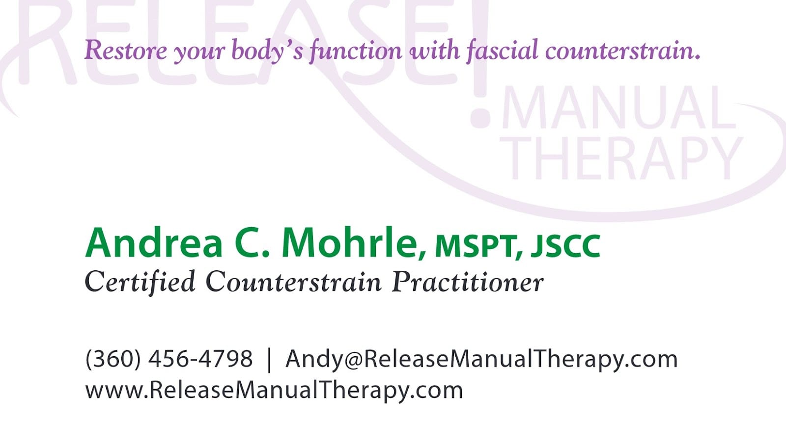 Release! Manual Therapy, photo 2