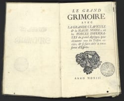 Pi&egrave;ce d&rsquo;archive de 1773 li&eacute;e au Grand Grimoire