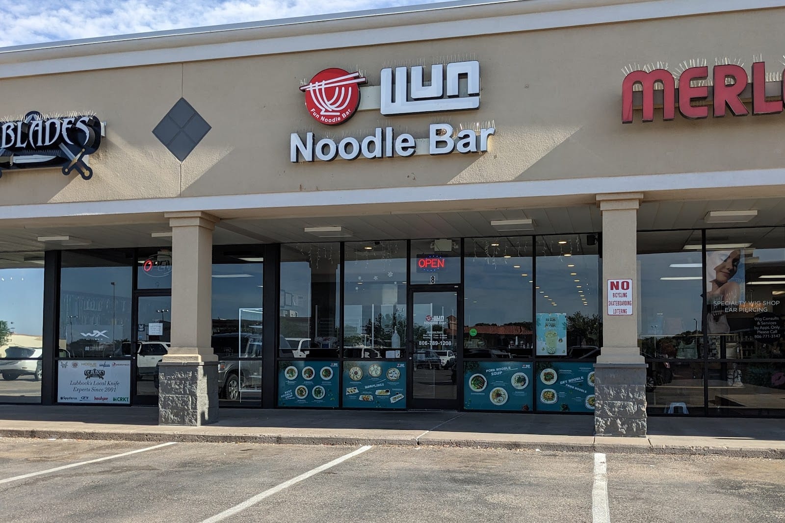 Fun noodle bar Slide Rd
