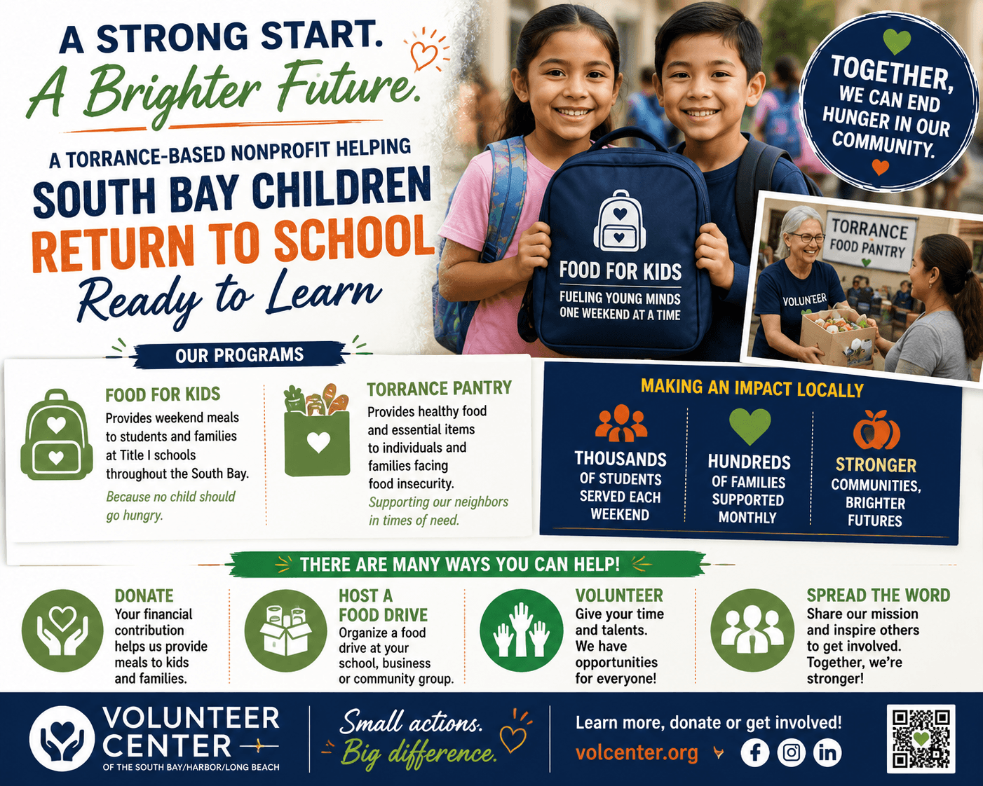 Torrance-Based Volunteer Center Helps Keep Local Children Fed