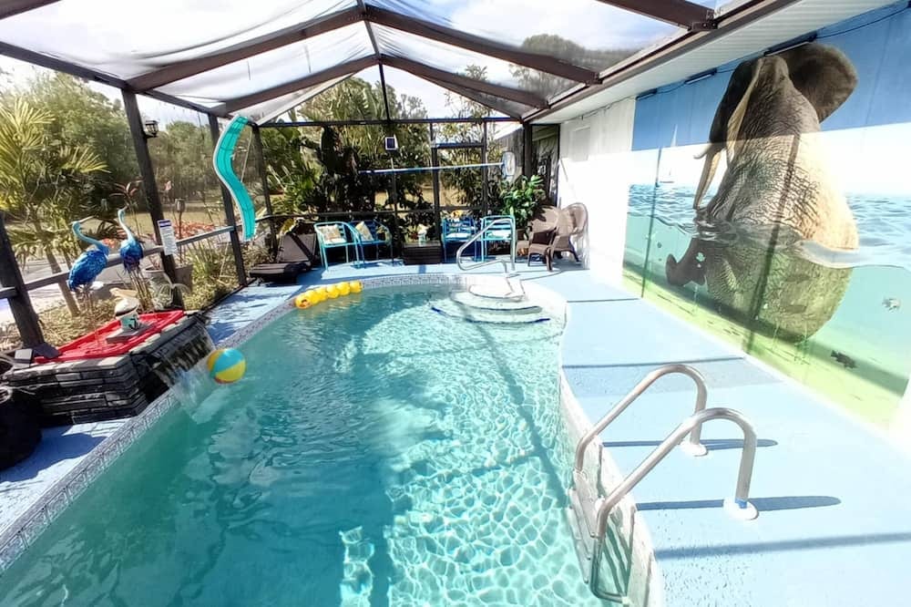 Private Pool Paradise: Cabana, Mini Golf & Bowling