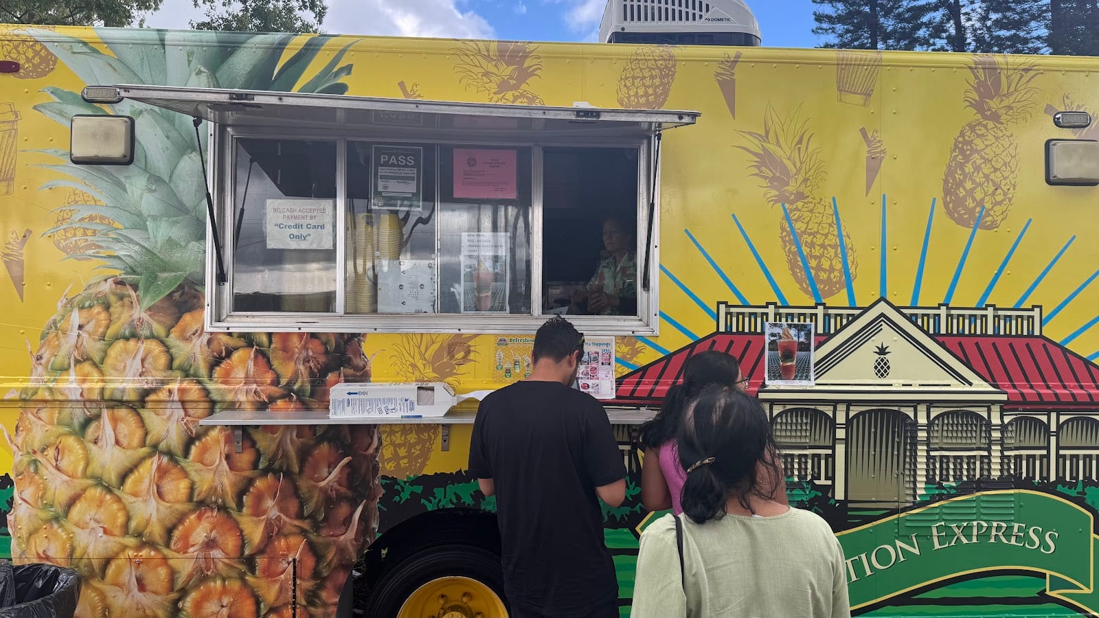 Dole plantation Express ice cream truck