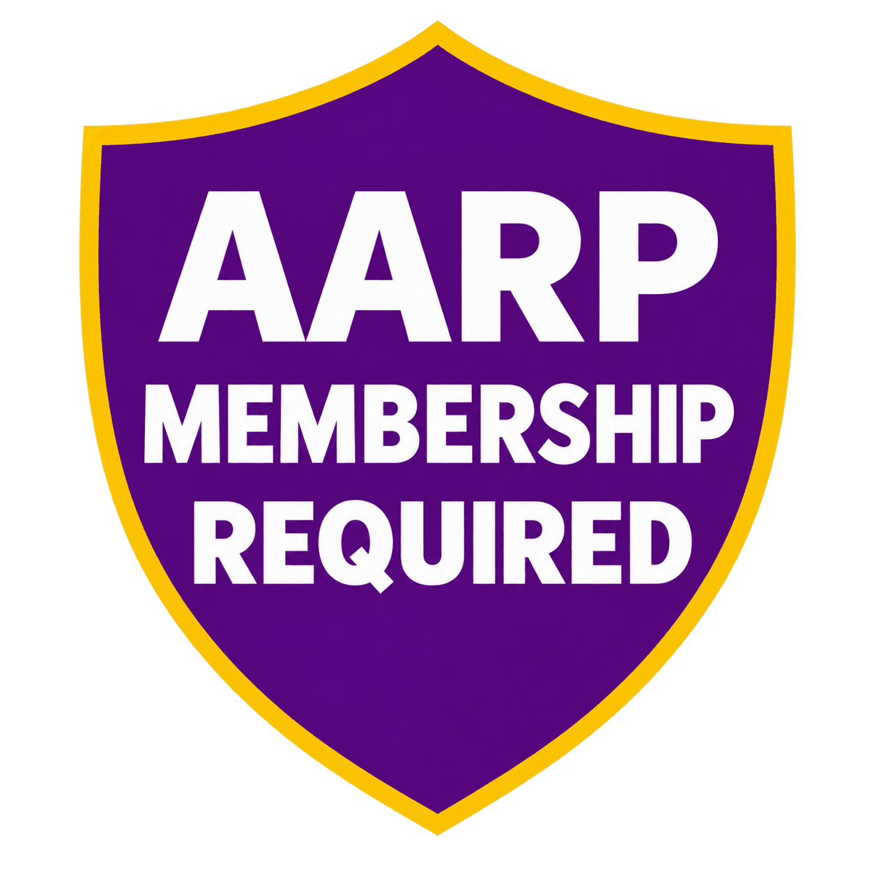 AARP membership required shield