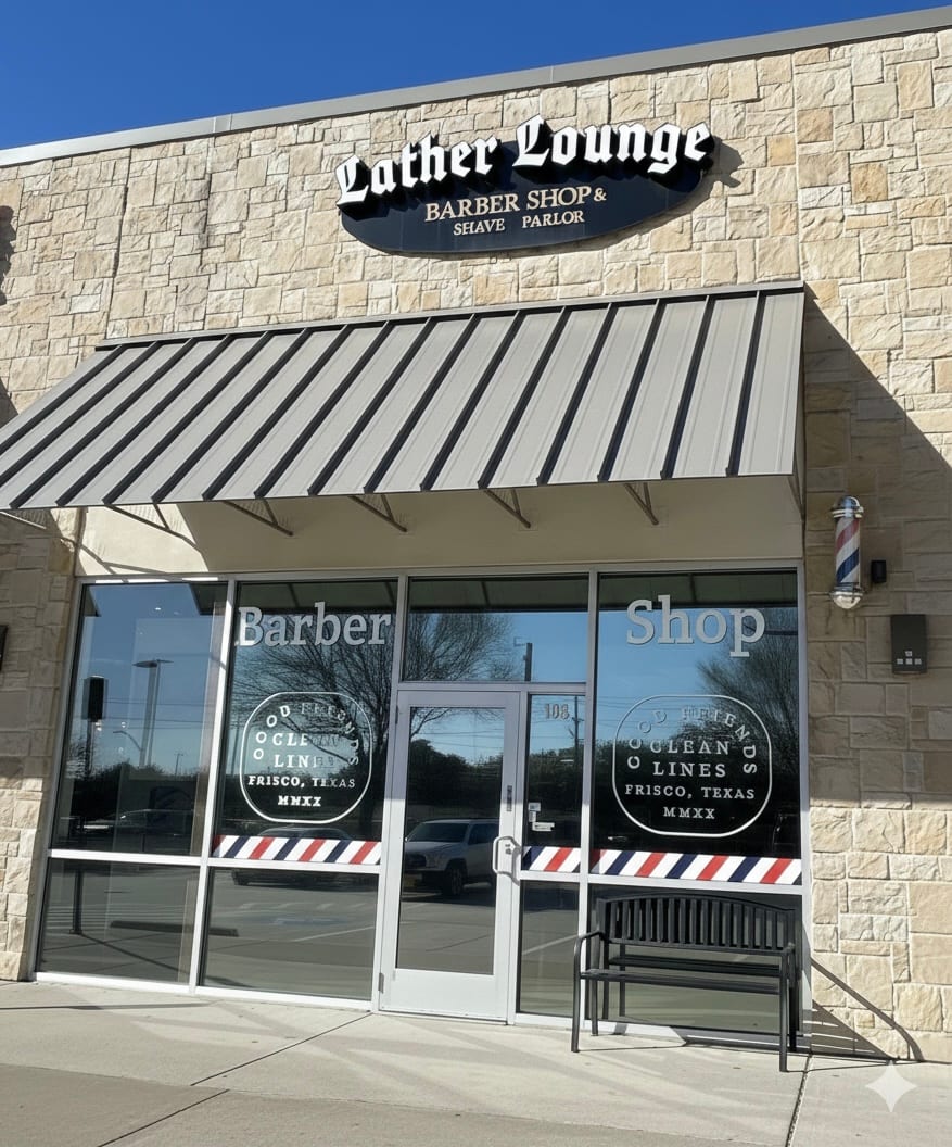 Lather Lounge Barbershop - Frisco Tx- Haircuts- Beard Trims- Straight Razor Shaves, photo 4