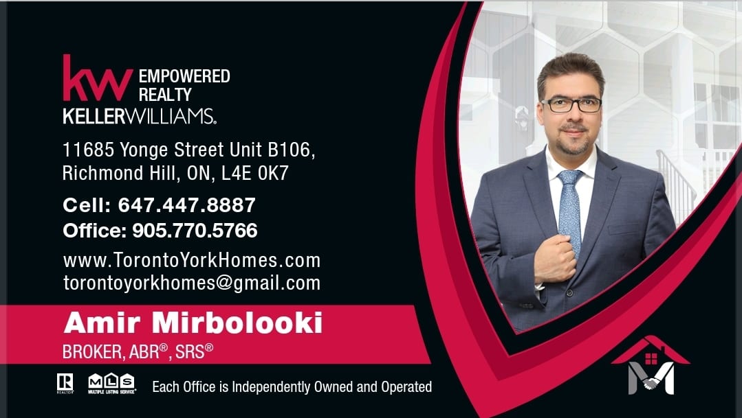 Amir Mirbolooki Toronto And York Region Realtor, photo 4