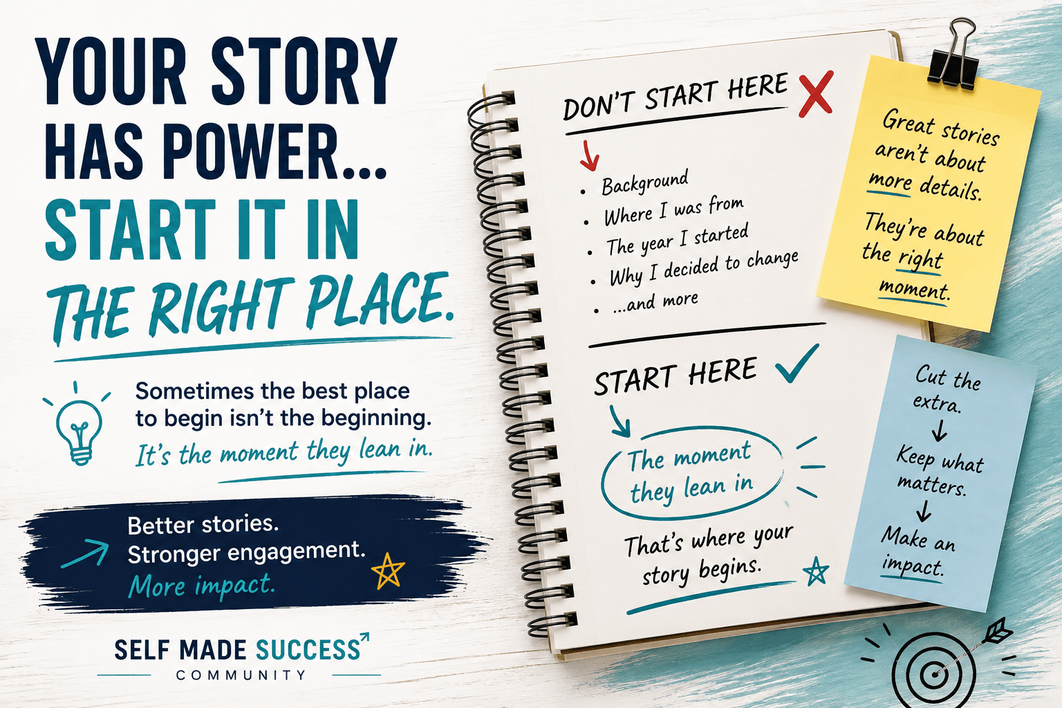 Why Your Best Stories Might Be Starting in the Wrong Place