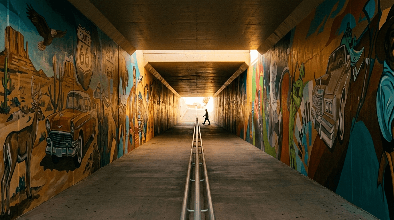 Amarillo Painted Gulch Mural Turns 66 Route 66 Stories into Public Art