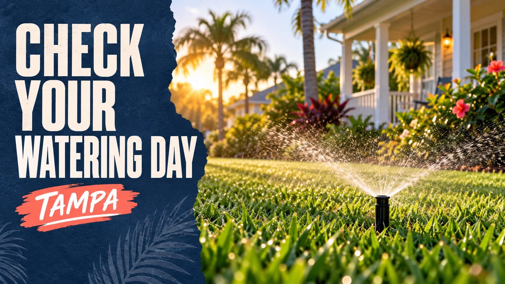 Tampa Watering Restrictions: Days and Hours for October 2026