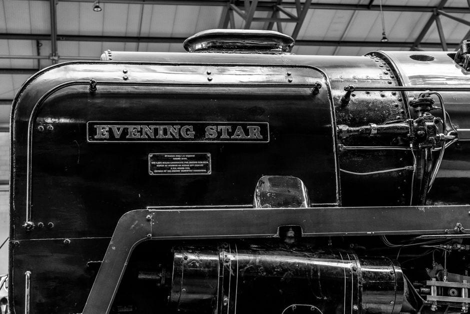 Illustrative historic railway equipment, not Southeastern Railway Museum