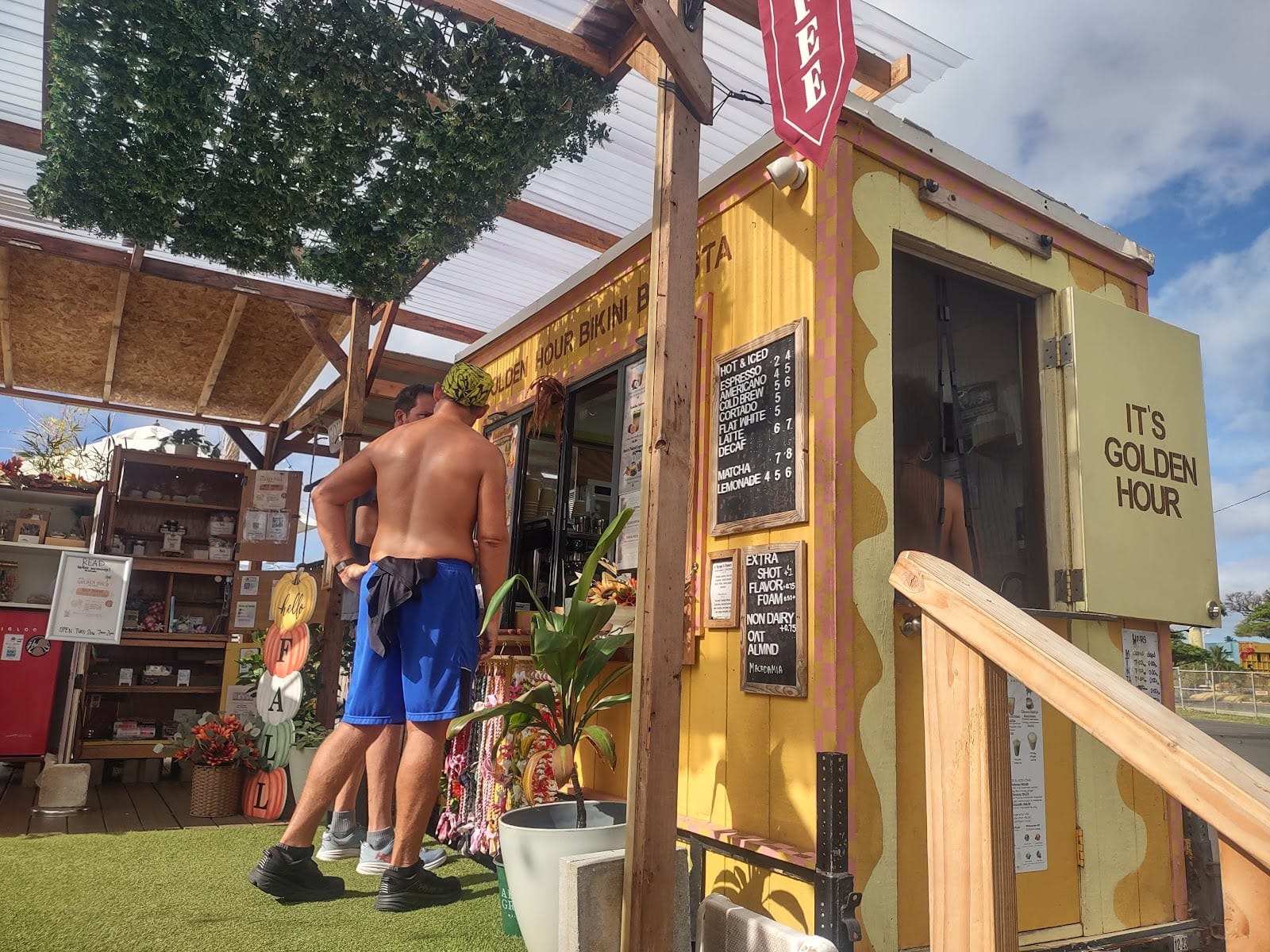 Golden Hour Bikini Barista Coffee Trailer and Drive Up