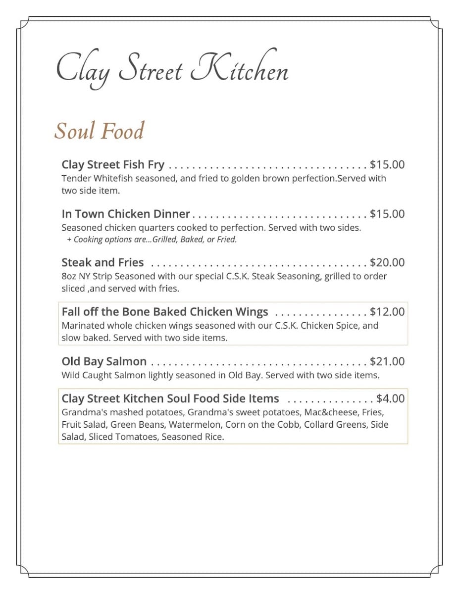 Clay Street Kitchen, photo 2