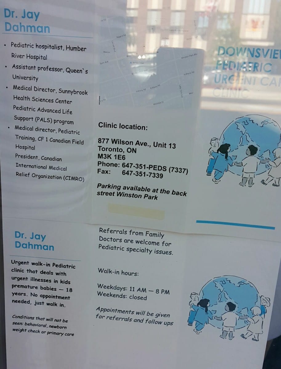 Downsview Pediatric Urgent Care Clinic (Jay Dahman, MSM, MD, FAAP), photo 4