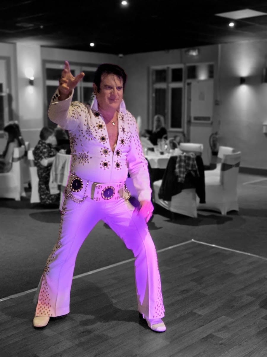 Elvis impersonator tribute artist