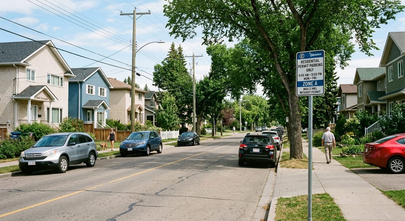 Residential Street Parking Rules in Edmonton, Alberta | What Residents Must Know