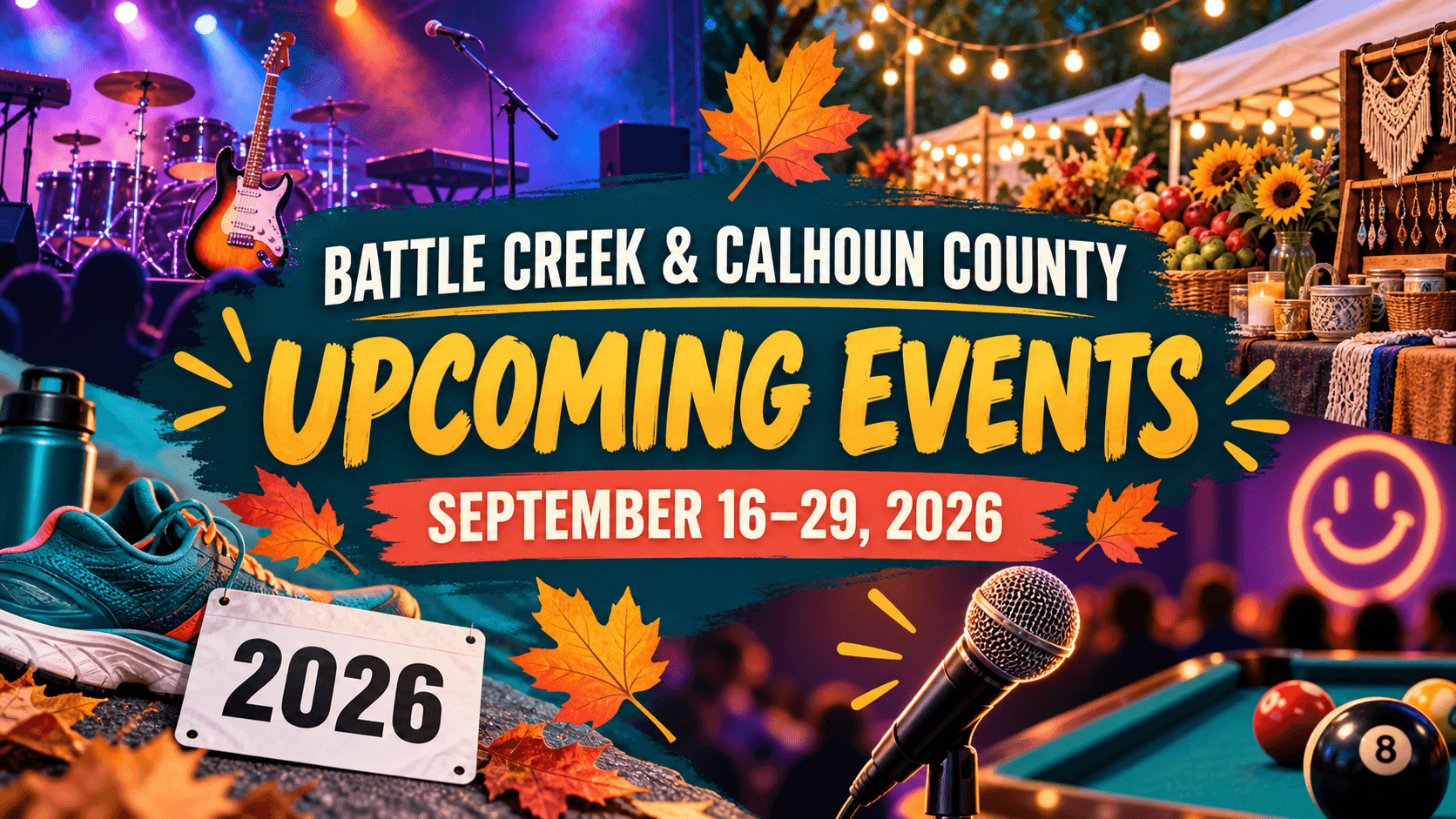 Battle Creek and Calhoun County events, Sept. 16-29