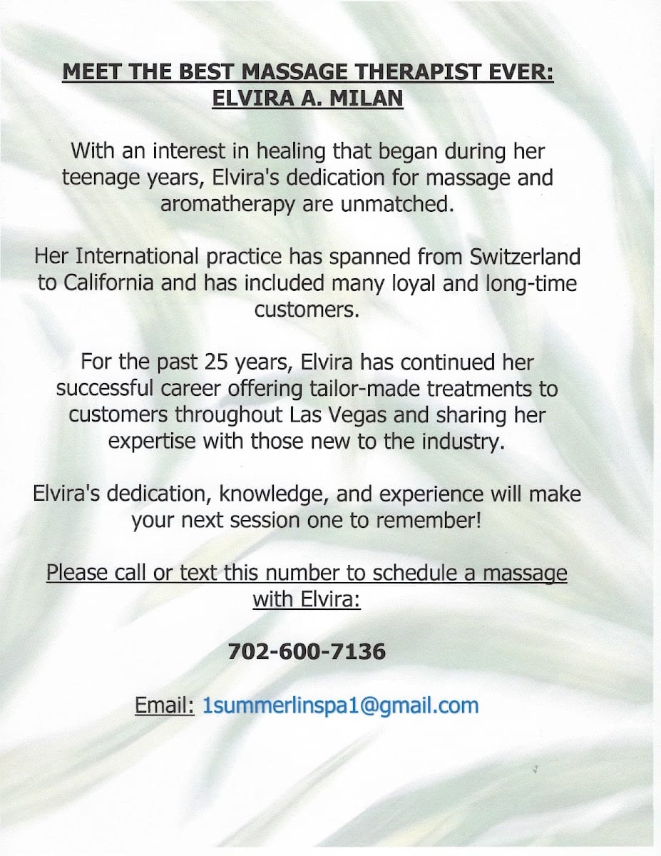 Summerlin Spa LLC (formally The SPA at Suncoast), photo 4