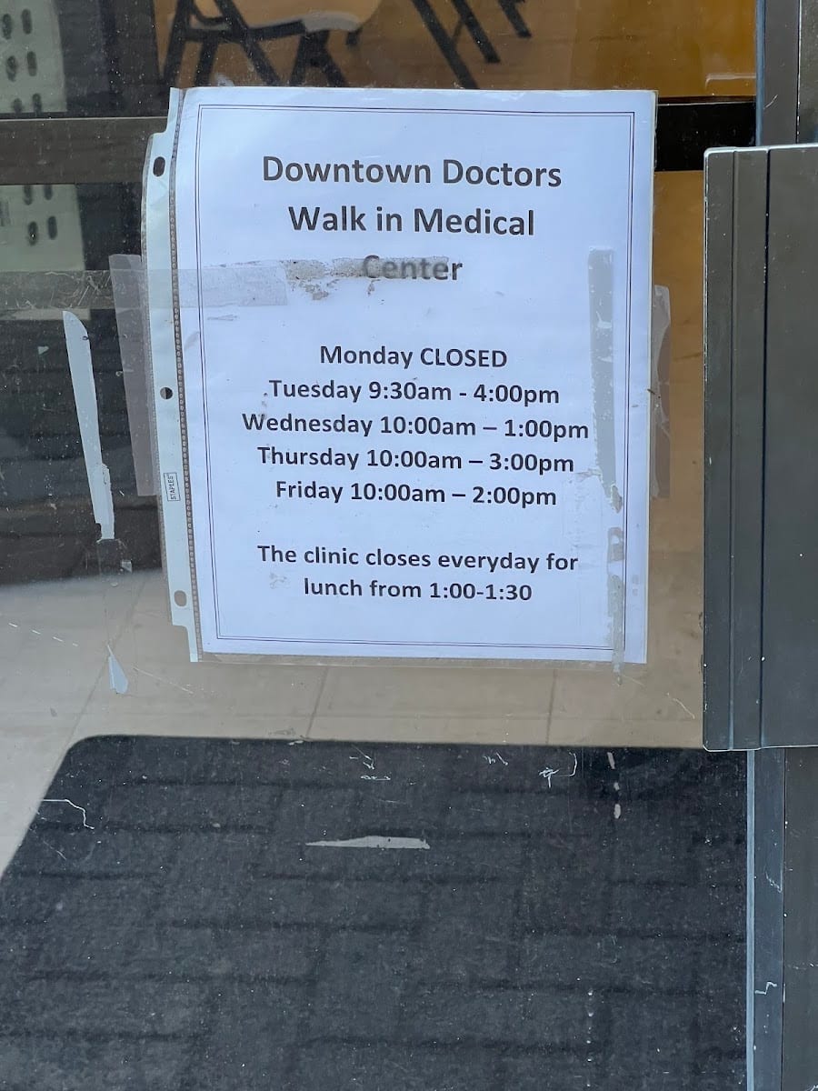 Downtown Doctors Walk In Medical Clinic